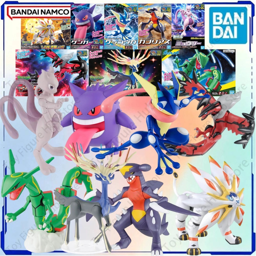 Model Kit Xerneas - BANDAI Figur Model Pokemon Asli Evolution