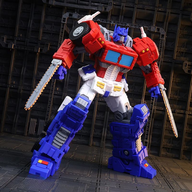 Model Kit Megazord - Optimus Prime yang Dapat Berubah Bentuk,
