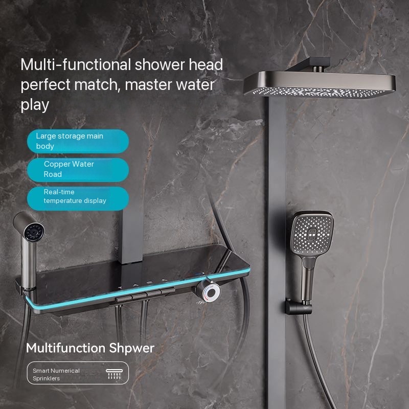 Model Kit Display - Set Shower Kamar Mandi dengan Lampu