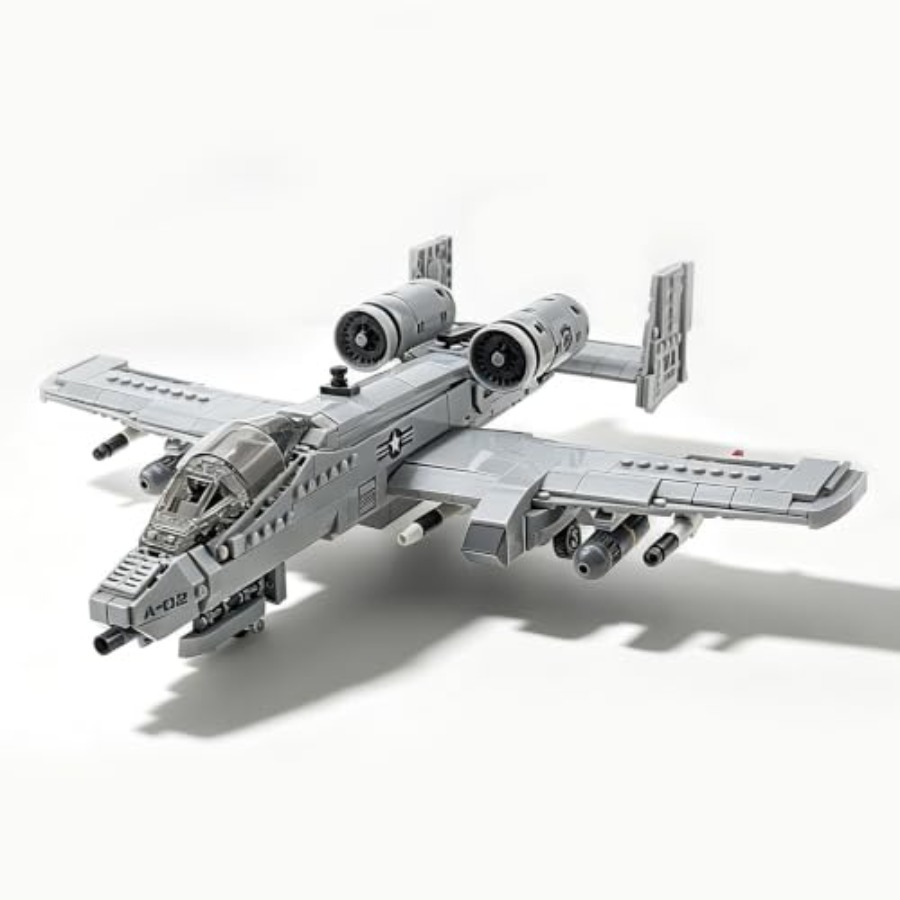 Model Kit Jet - Mainan bangun pesawat tempur Perang Dunia