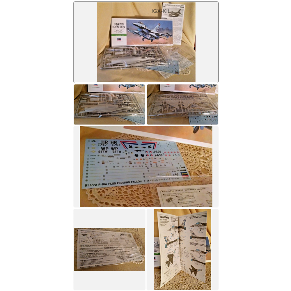 Model Kit Jet - Hasegawa 00231 1/72 Skala US F16