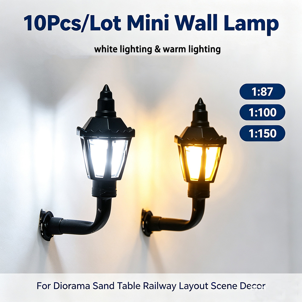 Model Kit Wall E - 10 Buah Lampu Dinding Mini Skala