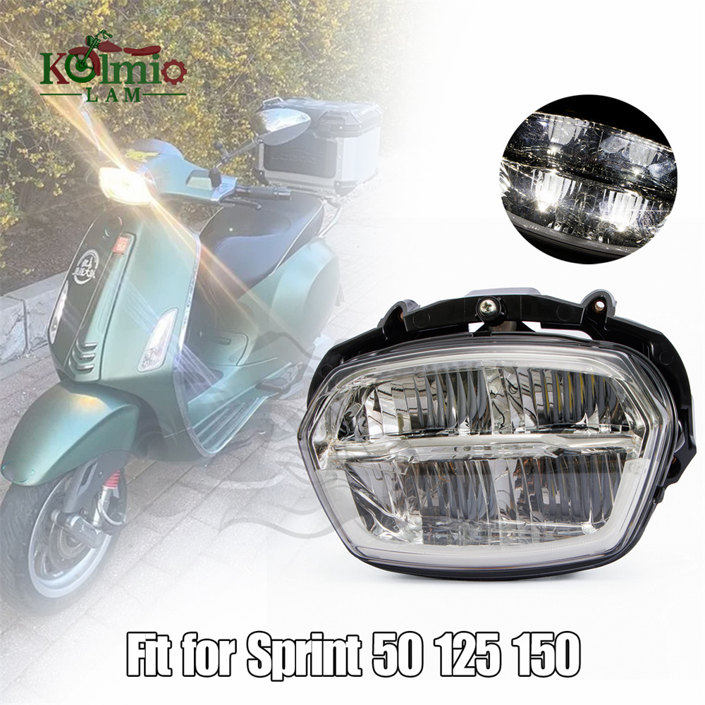 Model Kit Vespa - Lampu Depan Sepeda Motor LED Cocok