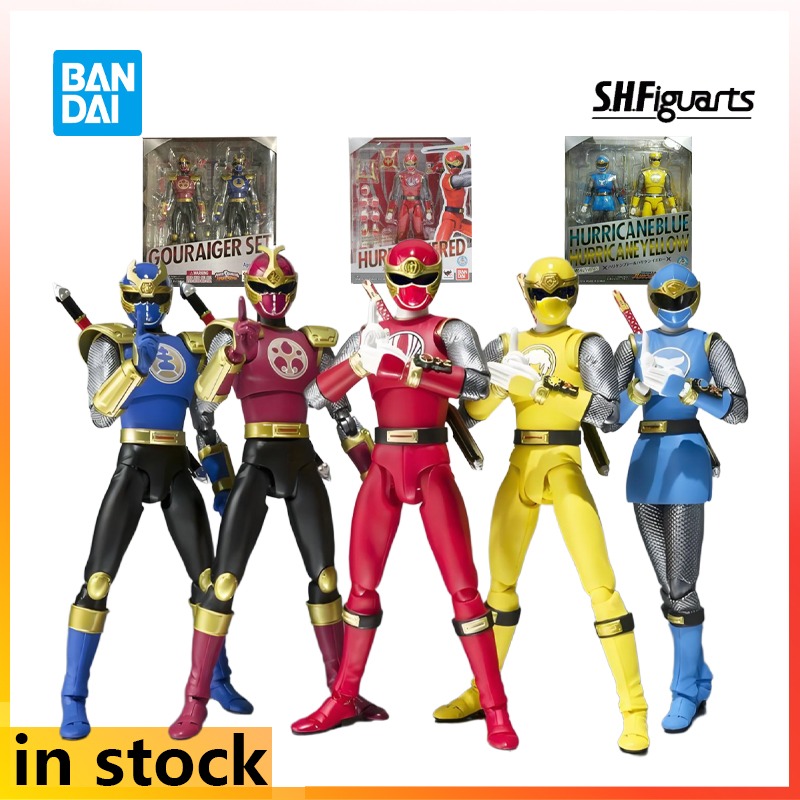 Model Kit Megazord - Bandai Asli S.H.Figuarts Seri Boneka Bergerak