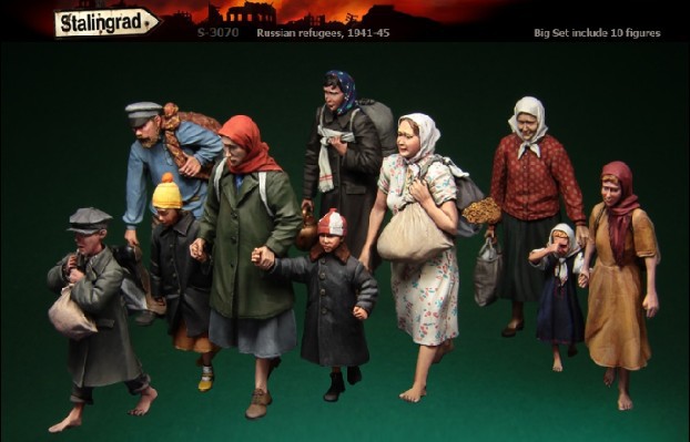 Model Kit Zza - Kit Resin Model 1/35 Sipil (10