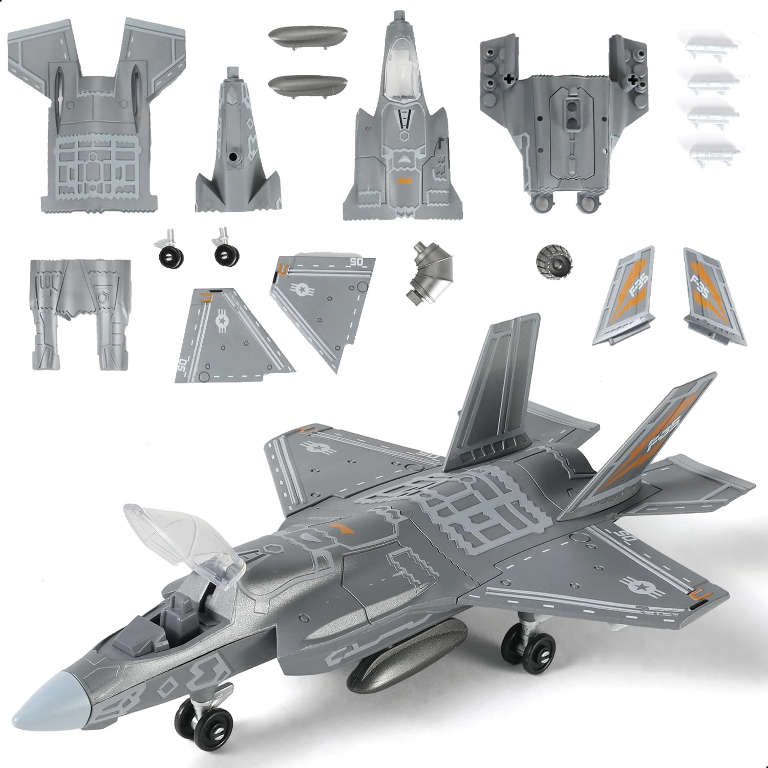 Model Kit Jet - Kit Model Pesawat Tempur F-35 Skala