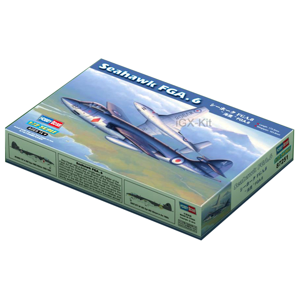 Model Kit Jet - HobbyBoss 87251 1/72 Skala British Seahawk