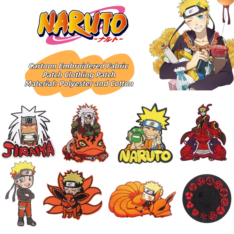 Model Kit Japanese - Patch bordir personalisasi anime kartun gaya