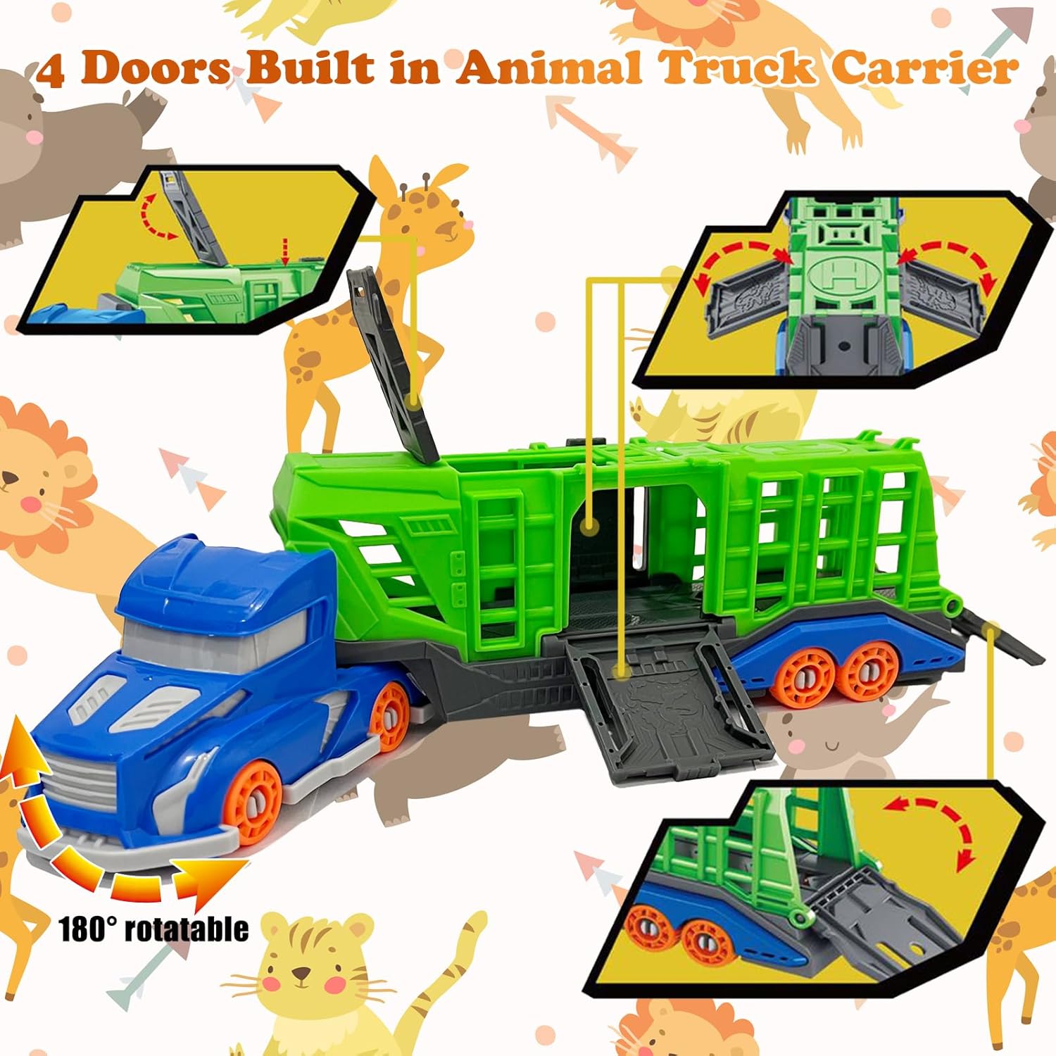 Set Mainan Kendaraan Pengangku - Model Kit Dinosaur ulasan dan harga