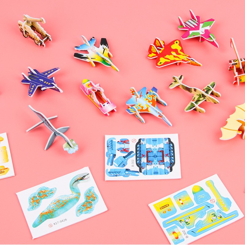 10 buah kreatif lucu pesawat k - Model Kit Dinosaur ulasan dan harga