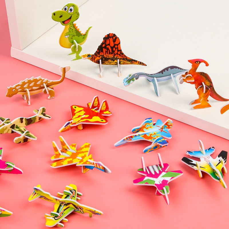 10 buah kreatif lucu pesawat k - Model Kit Dinosaur ulasan dan harga