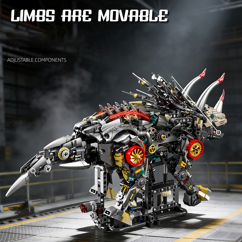 Kit Blok Bangunan Triceratops  - Model Kit Dinosaur ulasan dan harga