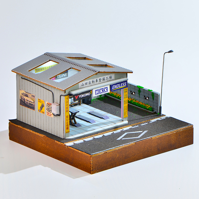 Kit Diorama Bengkel Perbaikan  - Model Kit Display ulasan dan harga