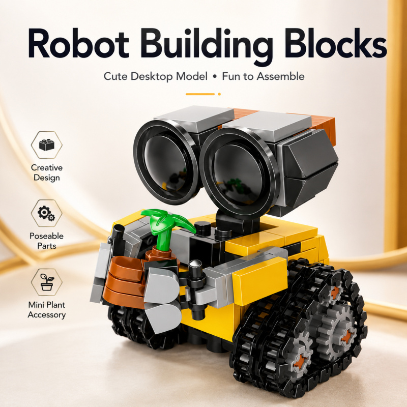 Set Blok Bangunan Robot Mini,  - Model Kit Display ulasan dan harga