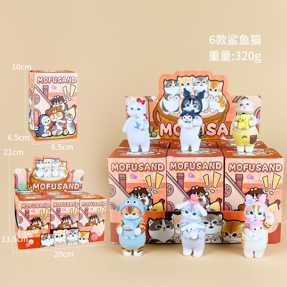 Seri Mofusand 6 Buah Kartun Hi - Model Kit Japanese ulasan dan harga