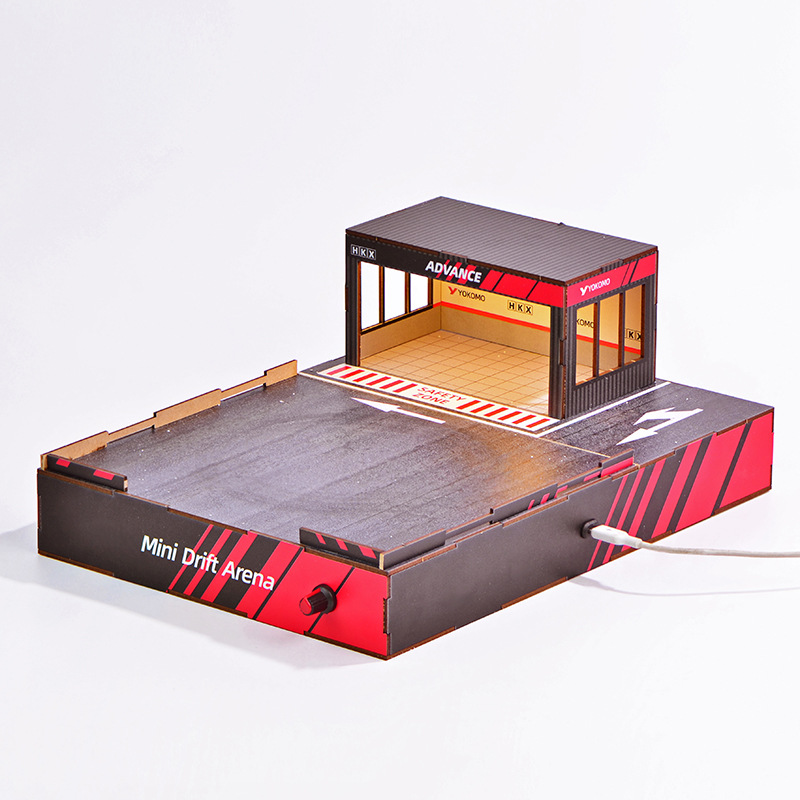 Diorama Trek Drift Skala 1:64  - Model Kit Display ulasan dan harga