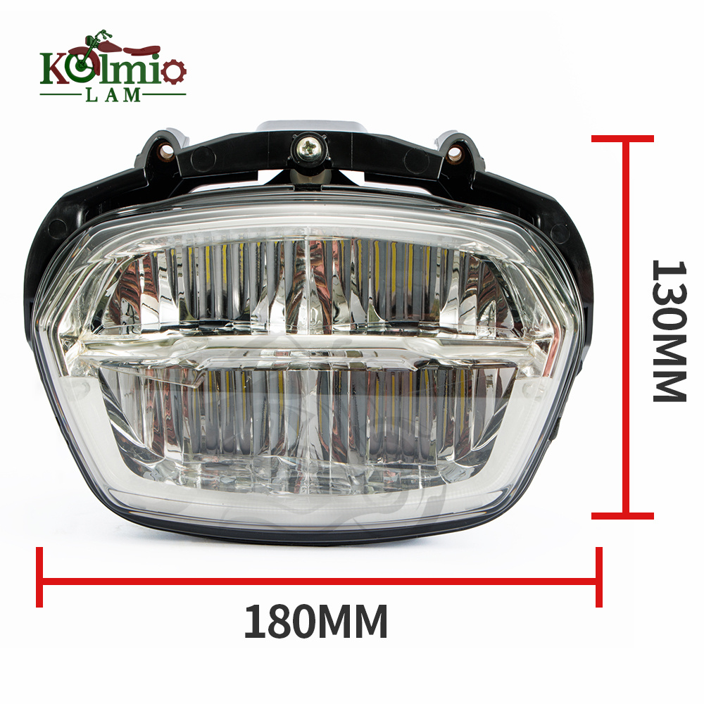 Lampu Depan Sepeda Motor LED C - Model Kit Vespa ulasan dan harga