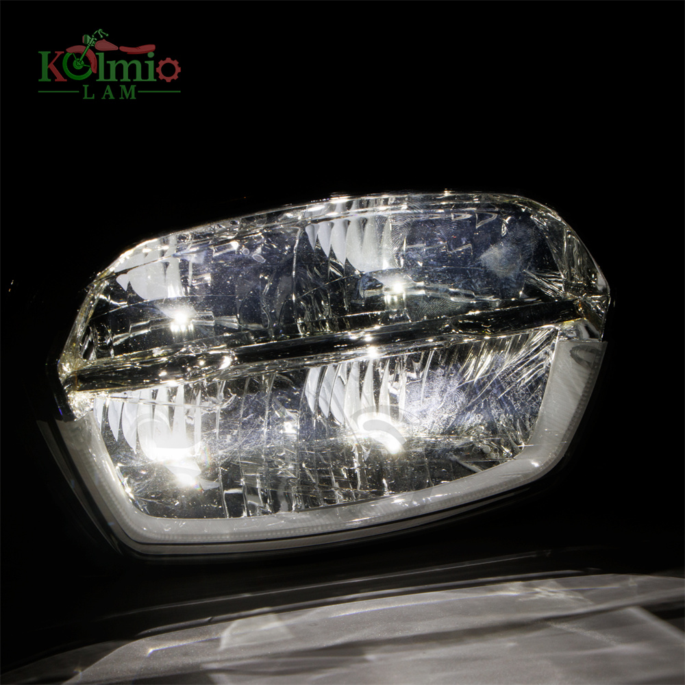 Lampu Depan Sepeda Motor LED C - Model Kit Vespa ulasan dan harga