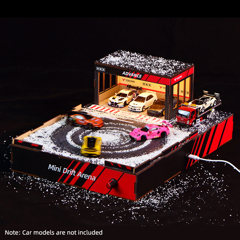 Diorama Trek Drift Skala 1:64  - Model Kit Display ulasan dan harga