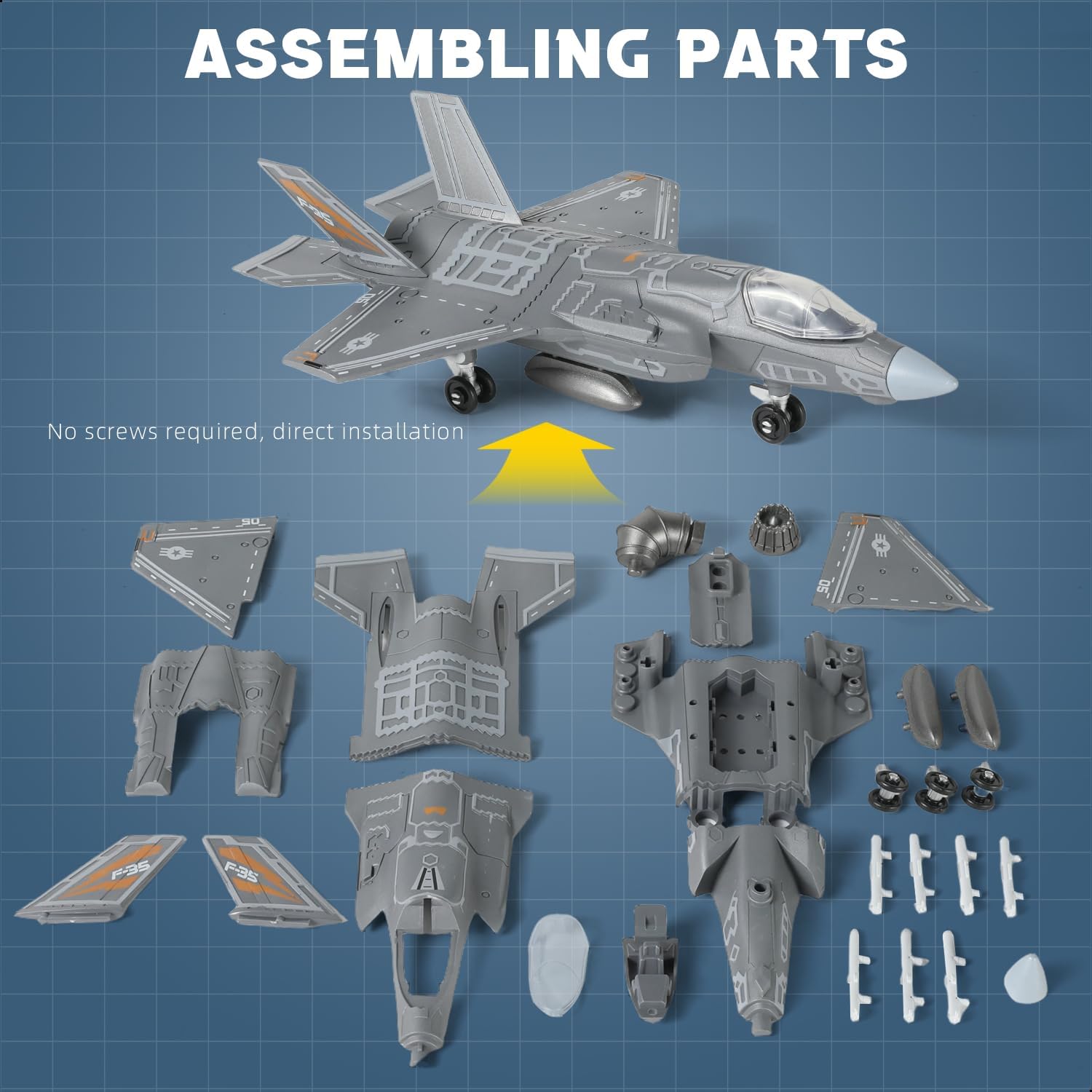 Kit Model Pesawat Tempur F-35  - Model Kit Jet ulasan dan harga