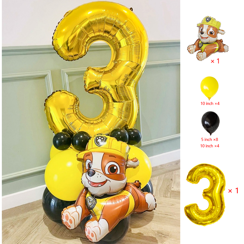 18pcs Set Balon Kartun Paw Pat - Model Kit Wall E ulasan dan harga