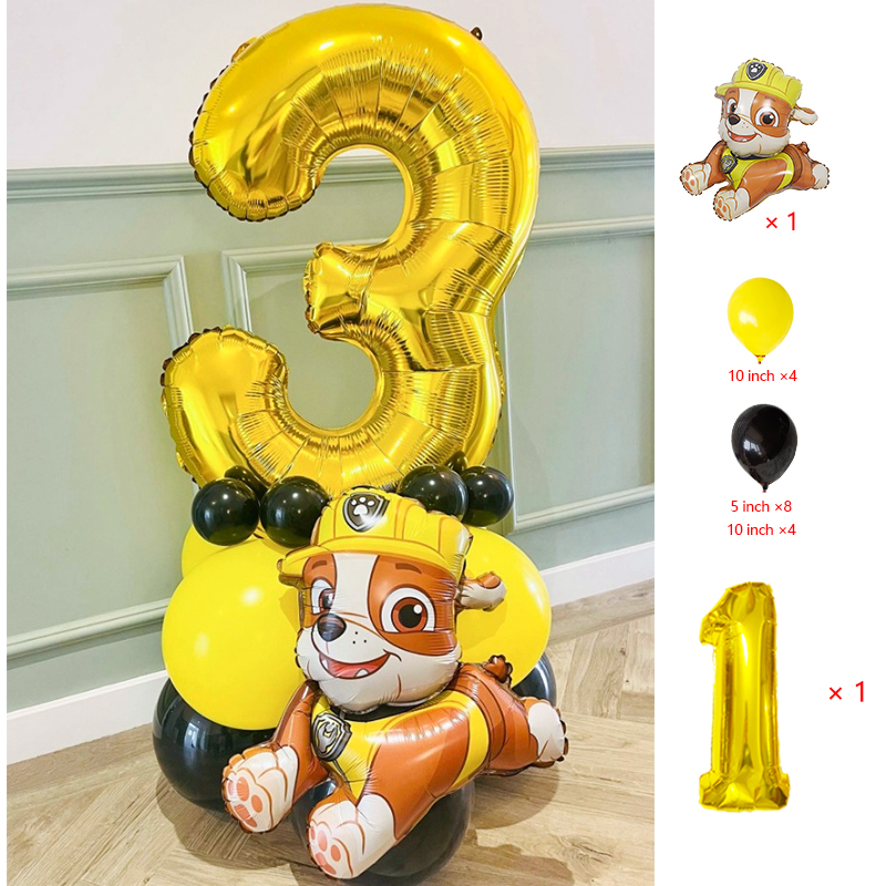 18pcs Set Balon Kartun Paw Pat - Model Kit Wall E ulasan dan harga