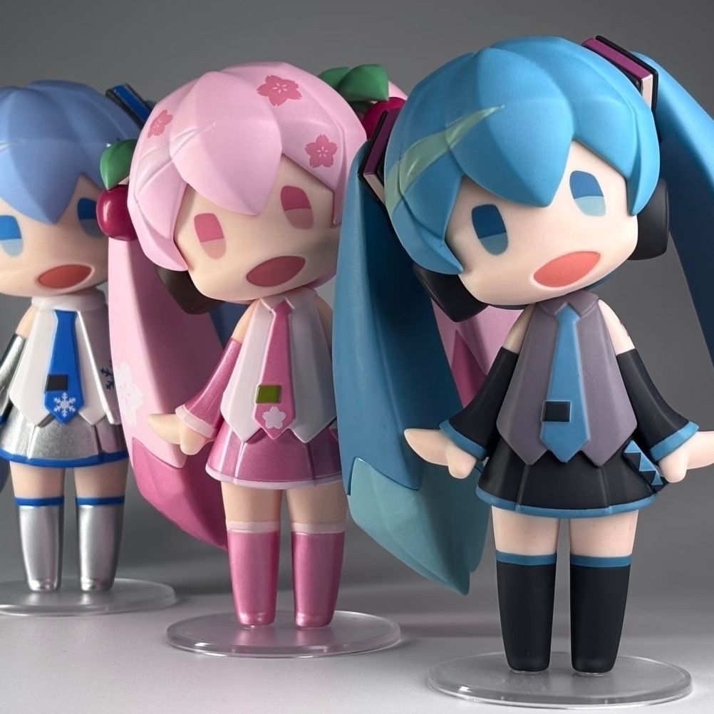 Set Figur Anime Miku & Blok Ba - Model Kit Japanese ulasan dan harga