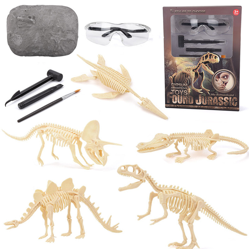 Kit Penggalian Fosil Dinosauru - Model Kit Dinosaur ulasan dan harga