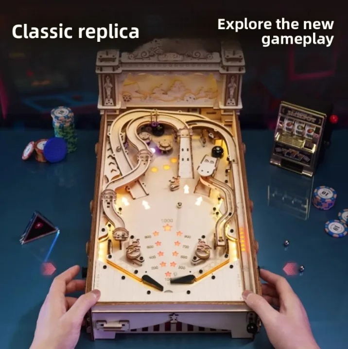 Kit Model Perakitan Pinball 3D - Model Kit Levels ulasan dan harga